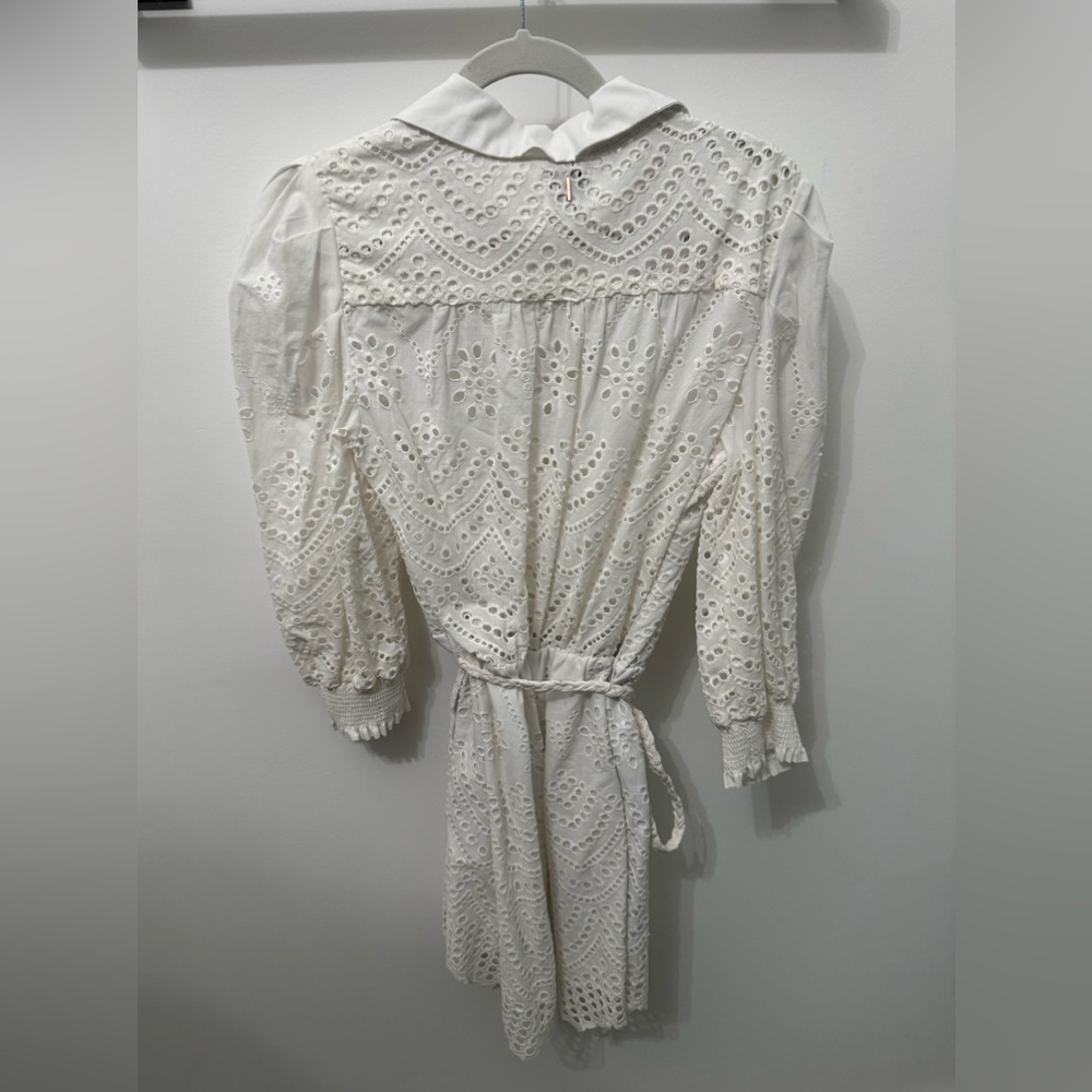 Misa Los Angeles Medium Joanna Eyelet Romper 🥥⚡️ - Picture 3 of 5